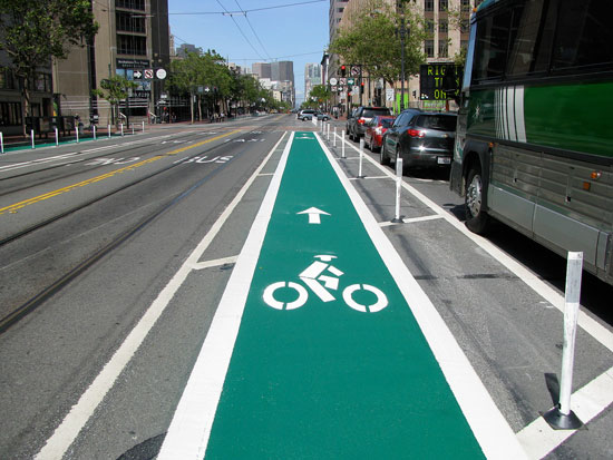 Bike Lanes a la San Francisco / Louisville